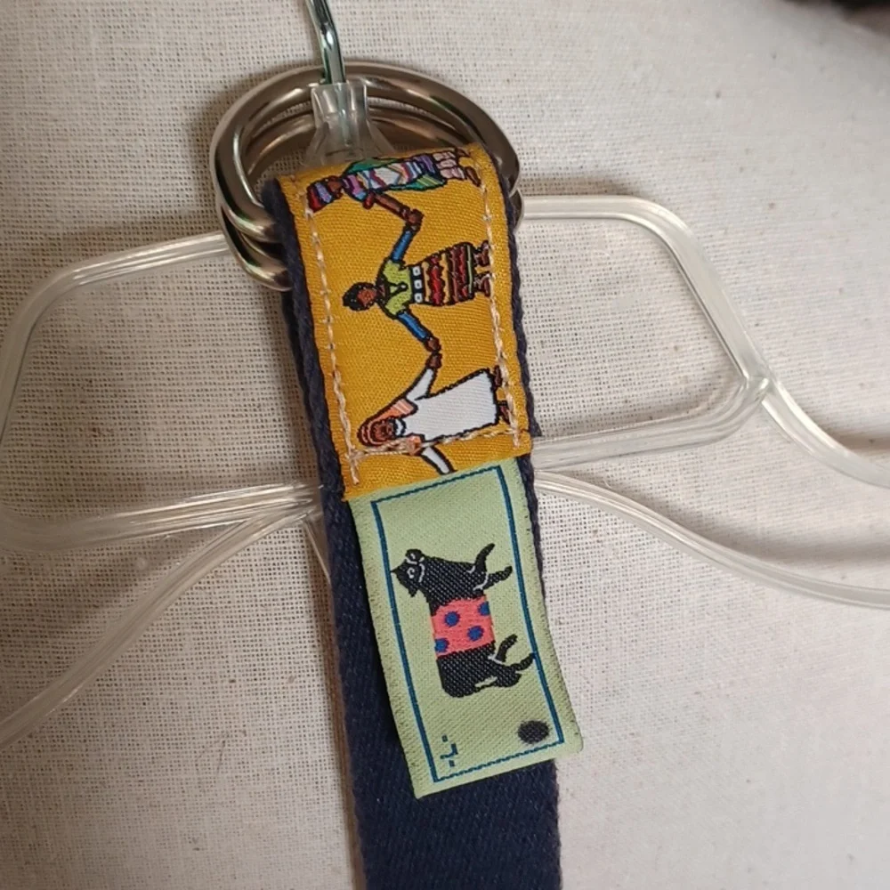 The Belted Cow Youth D-Ring Around The World Friends Belt-L, 33